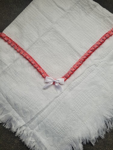 scialle bambino BIANCO personalizzato design BIANCO principe/principessa orsacchiotto più nome - Foto 10 di 14