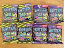 8 Packs Rotten Original Gummy Worms Low Sugar, Calorie, Fiber Sour And Original