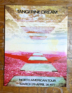 Original 1977 Tangerine Dream North American Tour Program Book