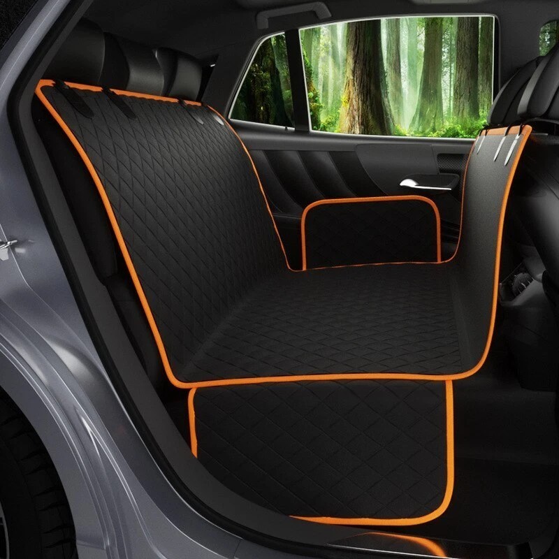 Dog Car Seat Cover Waterproof Pet Travel Carrier Hammock Car Rear Back Seat