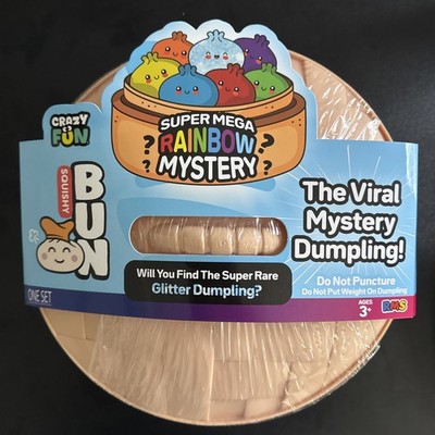 Super MEGA Rainbow Mystery Squishy Bun Glitter Dumpling Brand New! 8 Pounds  