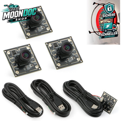 Kameramodul 100 Grad 1280x720 30fps für Dart Kamerasystem mit 2m USB-Kabel