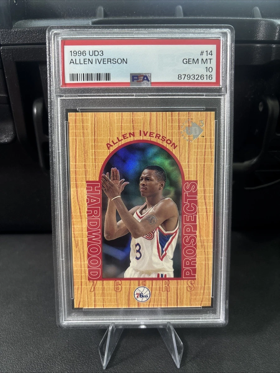 Allen Iverson Professional Sports Authenticator (PSA) Basketball