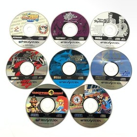 SEGA SATURN Game Set of 8 Fighting Vipers Virtua Fighter 2 Tested Works 7367 UT