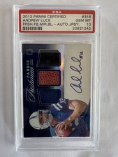 2012 Topps Finest Football Andrew Luck Superfractor Listed on eBay 5
