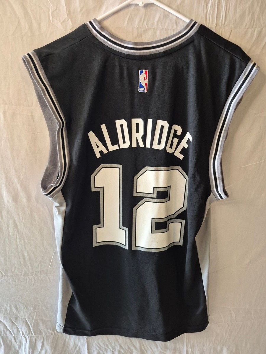LaMarcus Aldridge San Antonio Spurs adidas NBA Jersey - Black