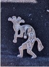 Vintage Southwestern Sterling Silver Kokopelli Dancer Stud Earrings — photo 3