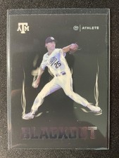 2026 Onit Athlete Clayton Freshcorn Blackout SP #BL-3 Texas A&M Aggies Baseball!