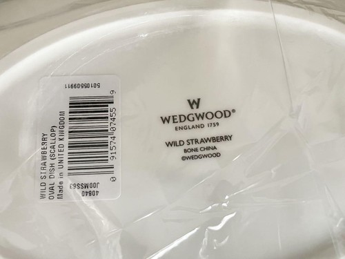 Wedgwood Wild Strawberry Oval Dish Plate Cute Natural Stylish Elegant Durability - Picture 14 of 24