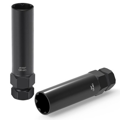 GIREORAN 2 Piece Small 6 & 7 Spline Lug Nut Socket, Wheel Lock Key for Easy I...