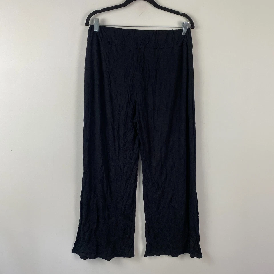 Pantalón corto Chalet Et Ceci Larshell talla mediana Lagenlook arrugado lazo dobladillo Foto 4 de 4