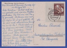 DDR 1951 Weltfestspiele Mi.-Nr. 289 DZ auf Bildpostkarte O CHEMNITZ