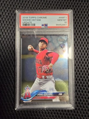 2018 Topps Chrome Update - Shohei Ohtani #HMT1 (RC) PSA 10