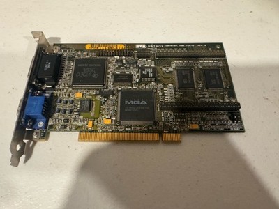 Matrox MGA PCI Graphics Card VGA Connector Multiple Monitor Support