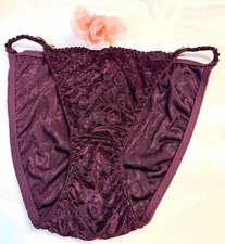 Vintage FREDERICK'S of HOLLYWOOD Bikini Panty String Bow Size L