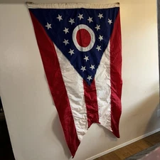 Hortie-Van Mfg. Co Ohio State Flag Vintage 17 Stars USA Made
