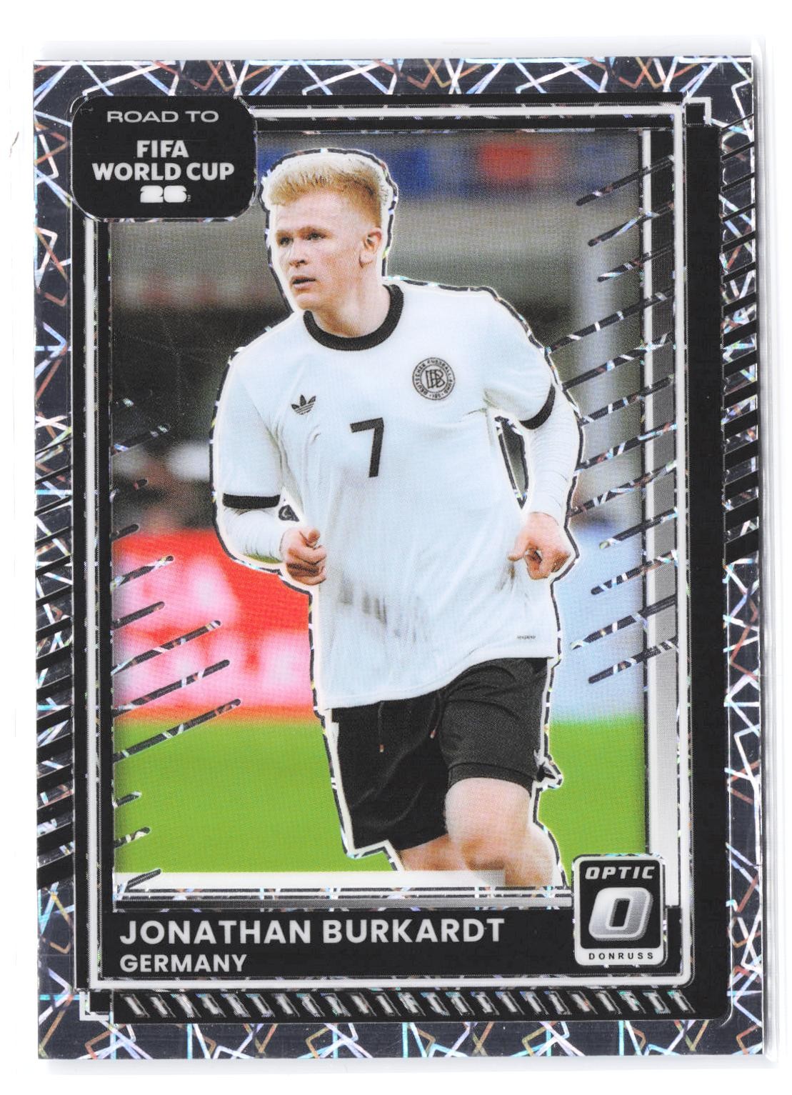 2025-26 Donruss Road to FIFA World Cup #44 Jonathan Burkardt Optic Velocity