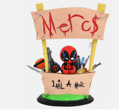 Diamond Select Toys Marvel Animated Deadpool  Merc for Hire  Statue, Sammlerobje