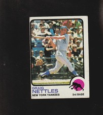 1973 Topps MLB #  498 Graig Nettles