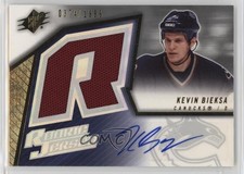 2005-06 SPx Rookie Jersey 374/1999 Kevin Bieksa #242 Auto 4f5
