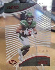 GARRETT WILSON 2022 CHRONICLES CLEAR VISION FOOTBALL ROOKIE RED RC /199  🔥🔥🐸