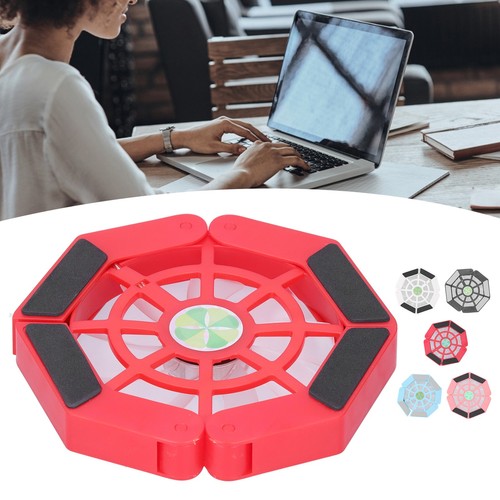 Laptop Cooler Pad With Luminous Large Fan USB Notebook Computer Foldable Stan FY - Bild 12 von 23