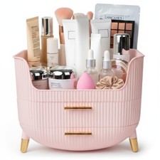 Makeup Organizer with Drawers, Skincare Storage Box for Vanity, Multiple Comp...