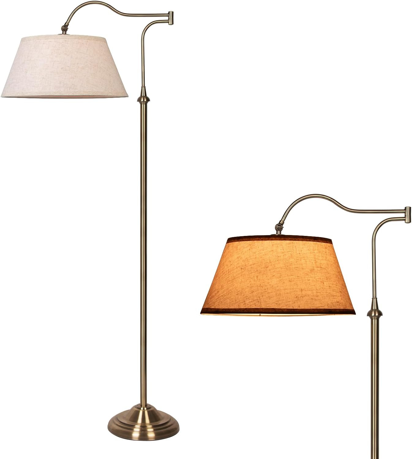 Lampada da Terra con Braccio Oscillante: Eleganza e Versatilità Italiana