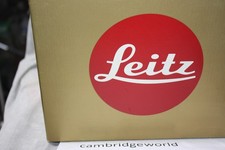 LEICA LEITZ GOLD ANNIVERSARY R3 CAMERA 50mm F1.4 GOLD SUMMILUX WOODEN BOX NEW