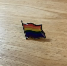 Rainbow Pride Flag Pin LGBTQ Hat Lapel Pinback Brooch