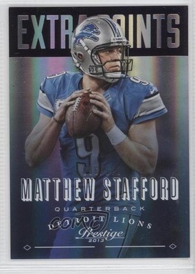 2013 Panini Prestige Extra Points Purple 96/100 Matthew Stafford #64 04cw