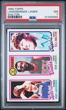 1980 Topps Basketball  Mark Landsberger Bob Lanier Bill Walton PSA 7