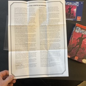 Overlord NES Nintendo Complete CIB Authentic! Good Condition! RARE!