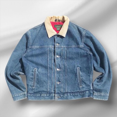 ジャケット・アウター 90s J.CREW denim jacket XS Vtg 90s J. Crew XS Denim Blue Jean Jacket Button Front 100