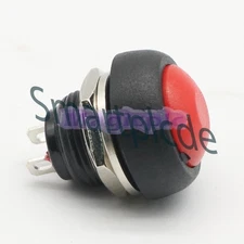 1PCS New PBS-33B 12mm red Momentary Switch Waterproof ON/OFF Round Push Button