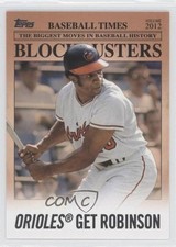 2012 Topps Update Blockbusters Frank Robinson #BB-3 HOF 0e3