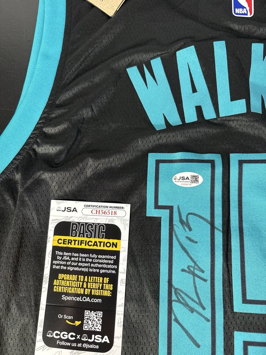 Kemba Walker Autographed Signed Charlotte Hornets Jersey NBA JSA