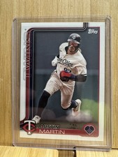 Topps 2025 Series 2 Austin Martin #595 Minnesota Twins Baseball Team Set