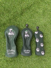Malbon Golf Club Head Cover Set Driver, Wood, Hybrid