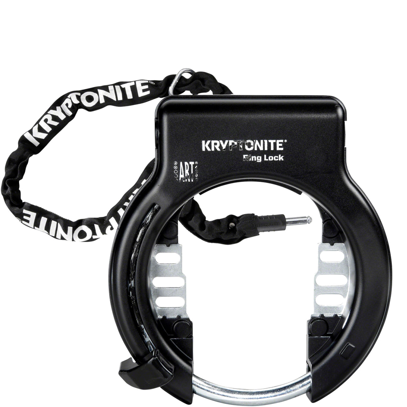 Kryptonite Bike Wheel Lock Bundle 5.5mm Plug-In Chain & Flexible Mount, E-Bike