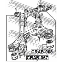 Febest Lagerung AchsköRper Vorne FüR Chrysler Sebring Cabriolet Jr Js Dodge
