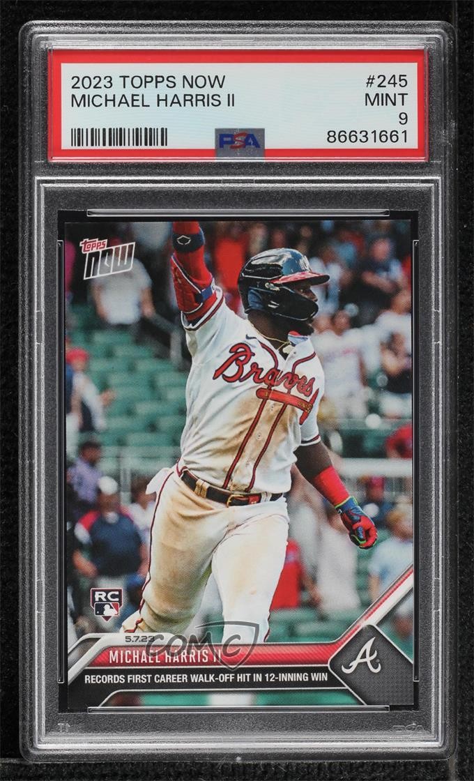 2023 Topps Now /1951 Michael Harris II #245 PSA 9 MINT Rookie RC 19c5