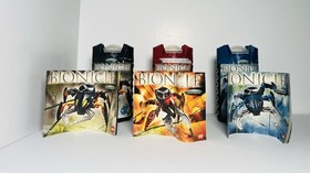 LEGO Bionicle Visorak 3 Complete Sets 8742 8743 8744  Canisters & Manuals