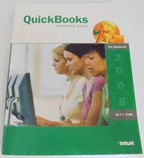 QUICKBOOKS LEARNING GUIDE FOR STUDENTS 2008 (INTUIT By A L Craig **Excellent**