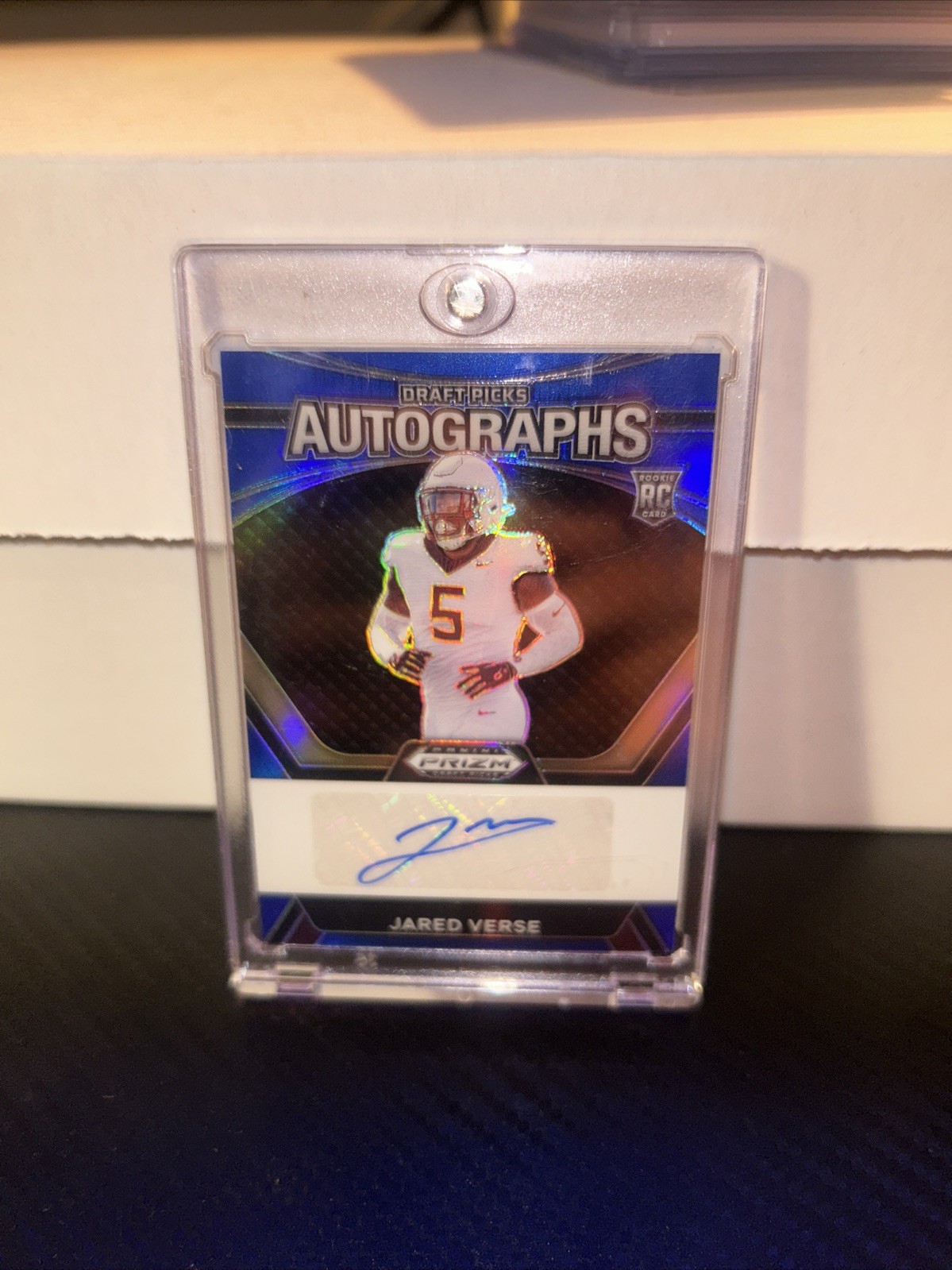 2024 Panini Prizm Draft Picks - Jared Verse Rookie Auto Blue #111/149 RC