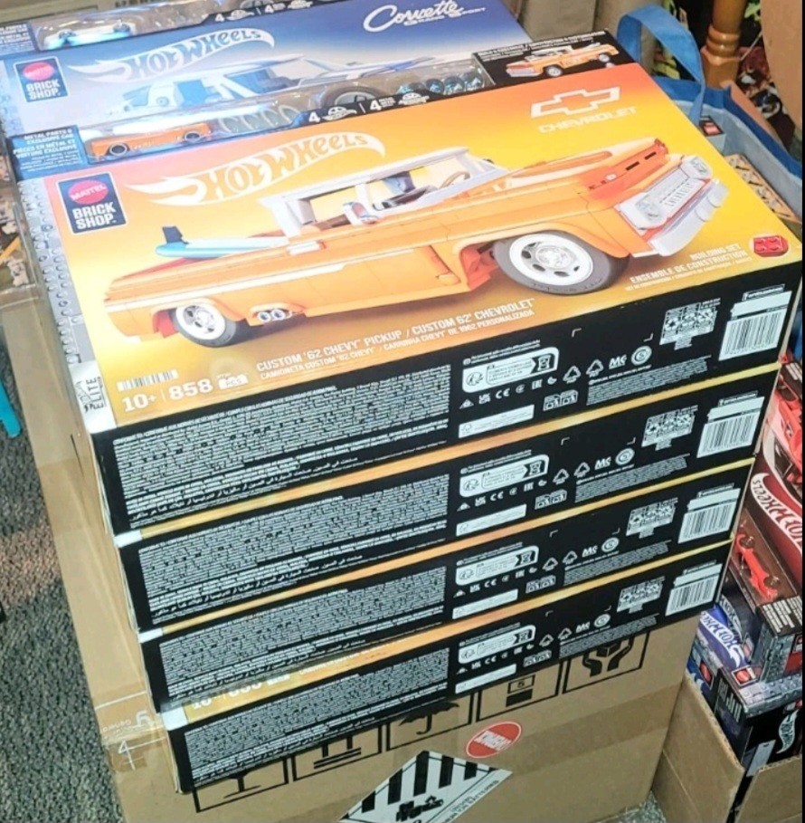 ミニカー Mattel Brick Shop Hot Wheels Custom 62 Mattel Brick Shop Hot Wheels Custom '62 Chevy Pickup | Mattel