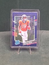 2023 Panini Clearly Donruss - Rated Rookie Marvin Mims #74 Blue /99 (RC)