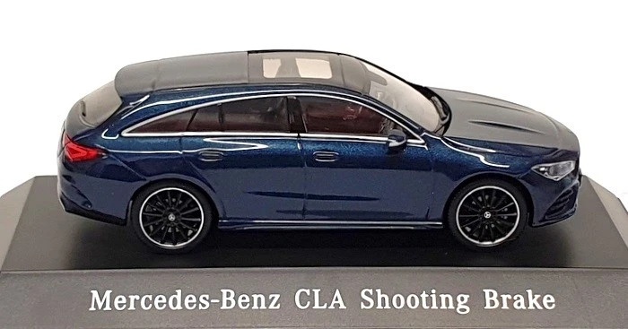Spark 1/43 Scale B6 696 0475 - Mercedes Benz CLA Shooting Brake - Denim Blue - Image 3 of 4