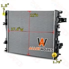 Aluminum Core Radiator For 2020-2022 Ram 1500 3.0L/2019-2025 2021 Ram 1500 3.6L