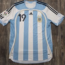 2006 Adidas Argentina Home Soccer Jersey Lionel Messi Men M 10/10 Miami PSG Barc
